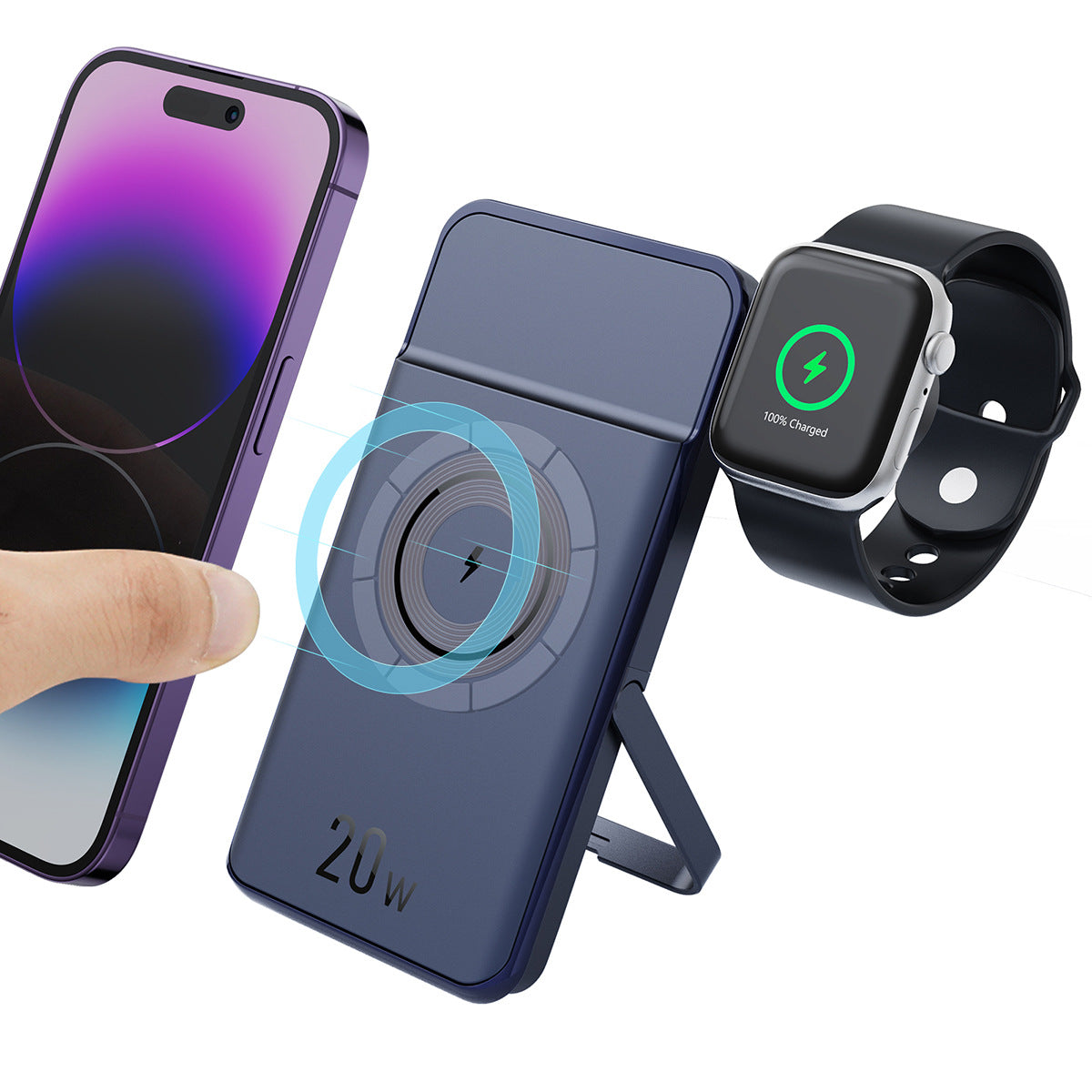Powerbank 20W Double Charge – Smartphone & Smartwatch