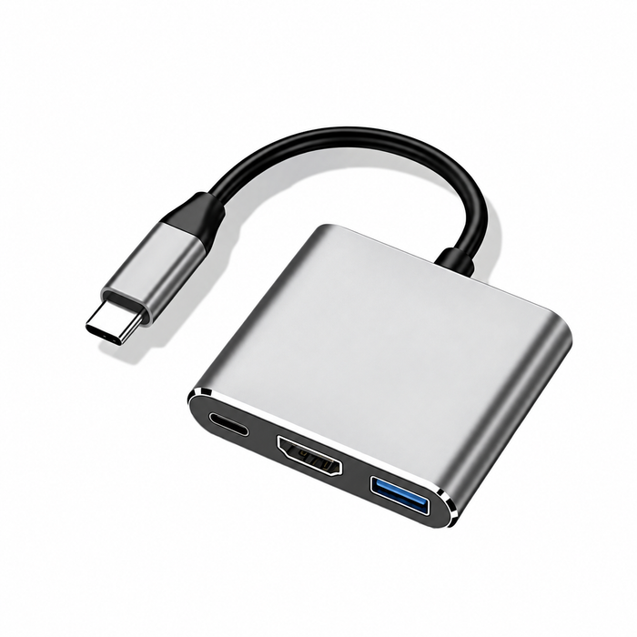 Adaptateur USB-C vers HDMI 3-en-1