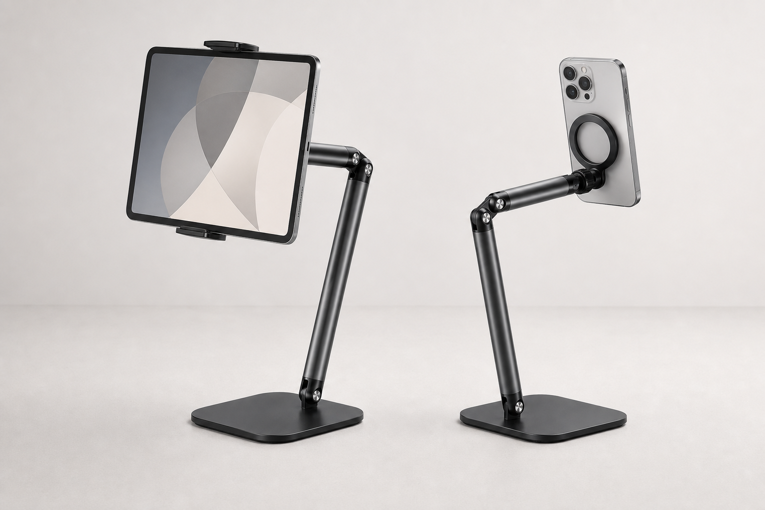 Support articule en configuration telephone et tablette