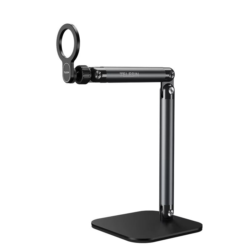 Support de bureau articule graphite vue complete